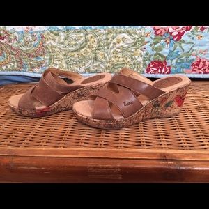 Born Concept short wedge shoes